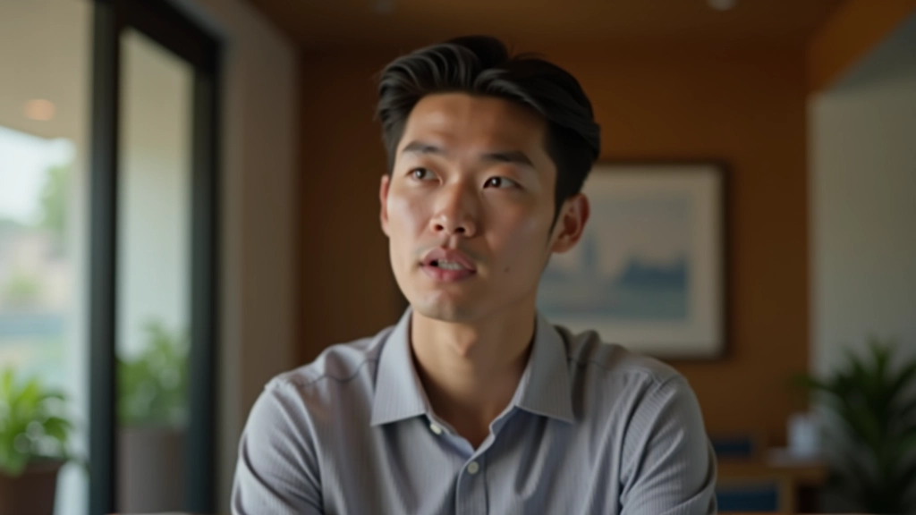 Person listening intently with focused expression, hands visible in thoughtful gesture, warm indoor setting with soft natural lighting